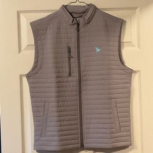 New vest Johnnie-O tags still on. Light gray hoodie inside collar. Plus T-shirt!